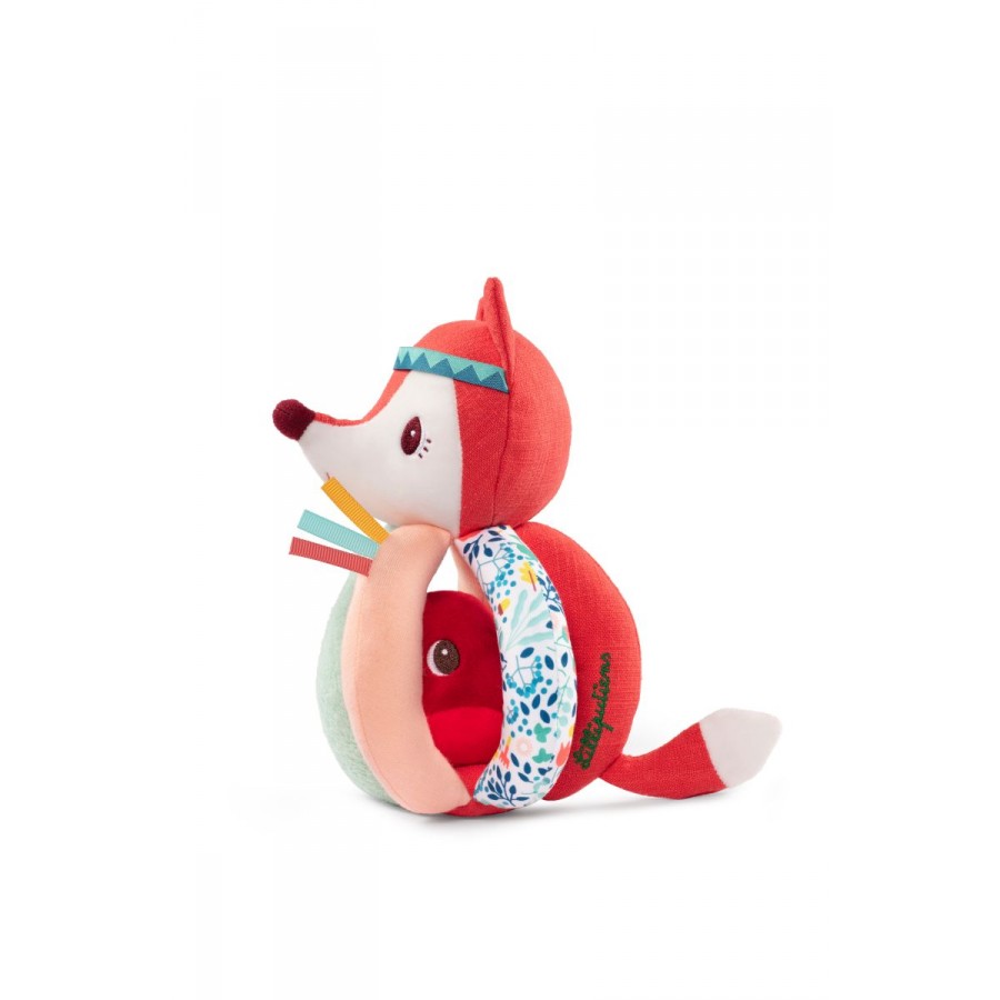 Alice the Fox Rattle with Handles