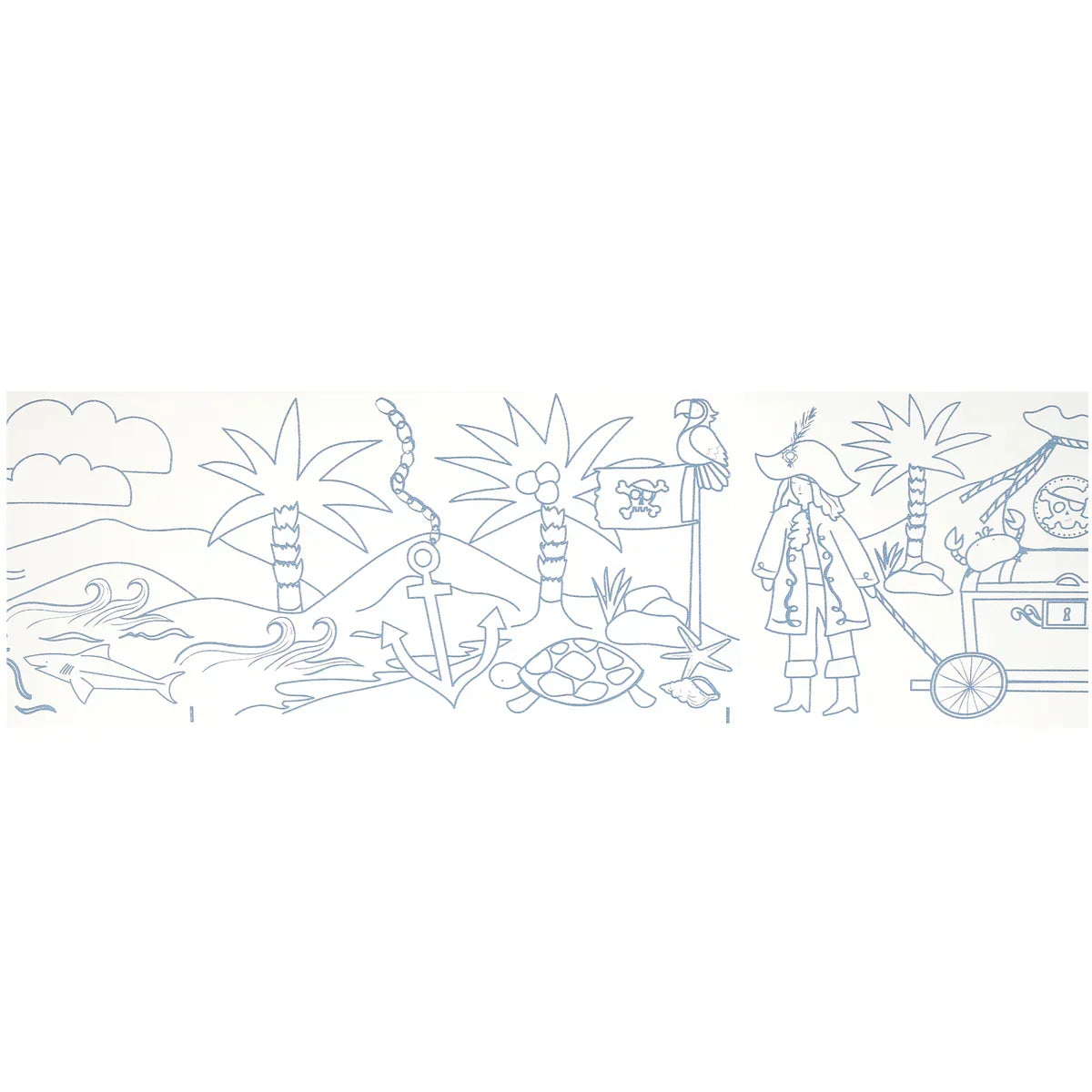 Meri Meri Pirate Colouring Roll